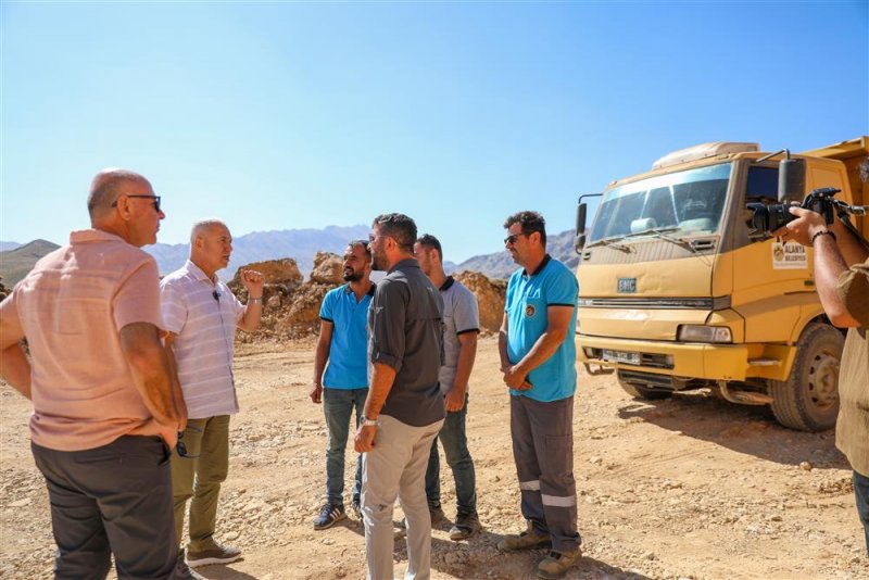 Alanya belediyesi okurcalar yaylasına el attı