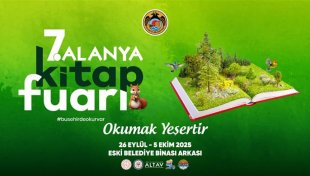 Alanya kitap fuarı 26 eylül’de kapılarını 7. kez açıyor