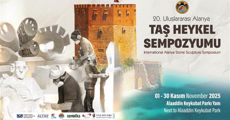 20. uluslararası alanya taş heykel sempozyumu başvuruları başladı