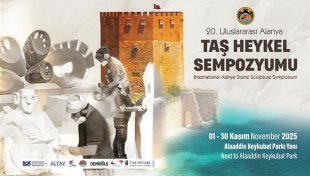20. uluslararası alanya taş heykel sempozyumu başvuruları başladı