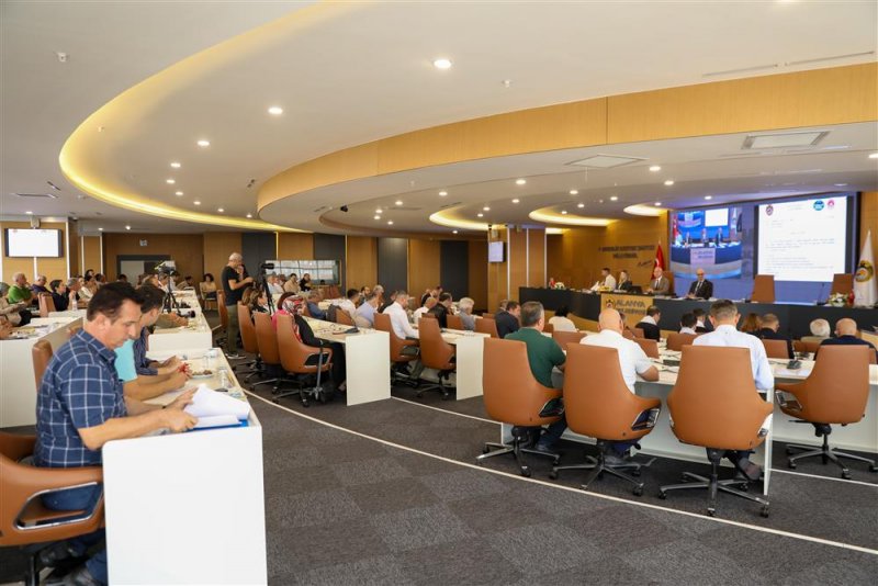 Alanya belediyesi ekim ayı meclis toplantısı yapıldı
