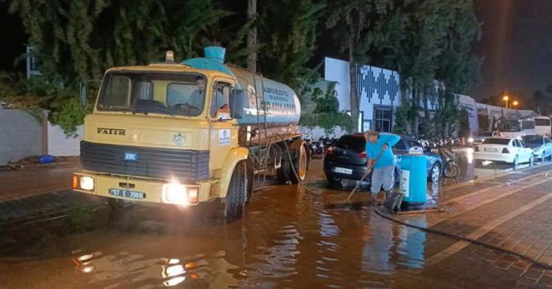 Alanya belediyesi olumsuz hava koşullarına karşı teyakkuzda