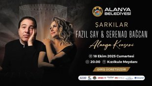 Alanya'da fazıl say ve serenad bağcan rüzgarı esecek