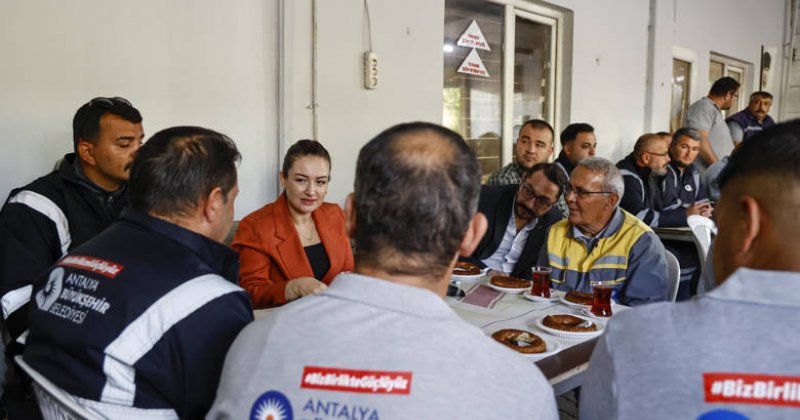 Başkan Vekili Özdemir’Den Fen İşleri Dairesi Başkanlığı Personeline Ziyaret