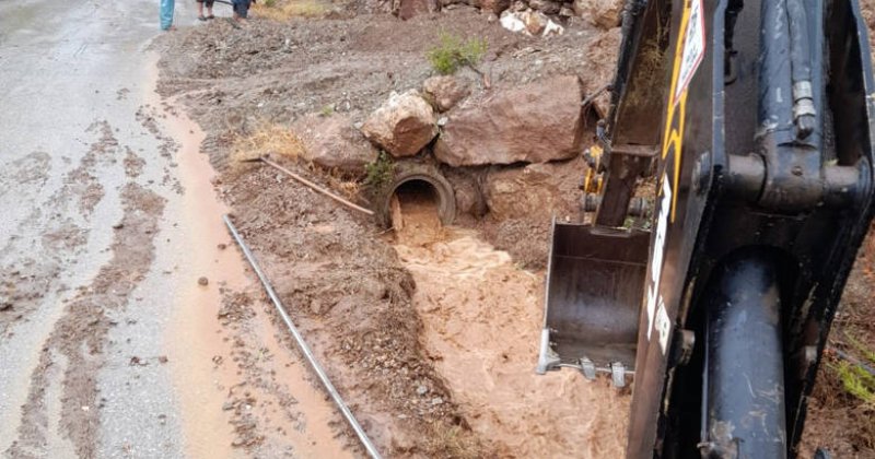 Büyükşehir Ekipleri Alanya Kırsalında Yoğun Mesaide