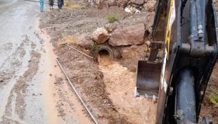 Büyükşehir Ekipleri Alanya Kırsalında Yoğun Mesaide