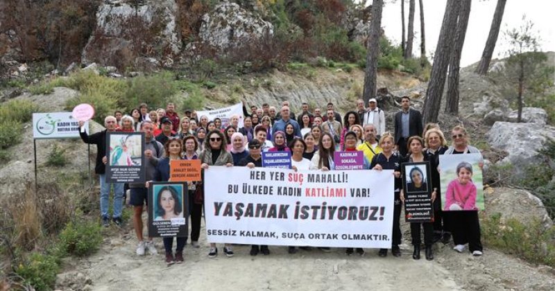 Fidanlar kadına karşı şiddetle mücadele için toprakla buluştu