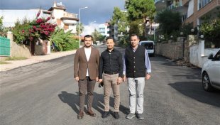 Kestel sigorta caddesi yenilenerek hizmete açıldı