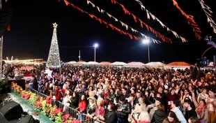Alanya'da uluslararası noel pazarı coşkusu