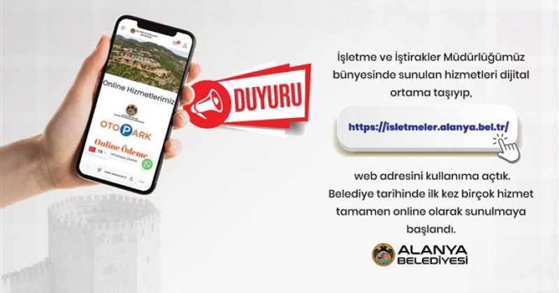 Alanya belediyesi’nden dijital dönüşüm