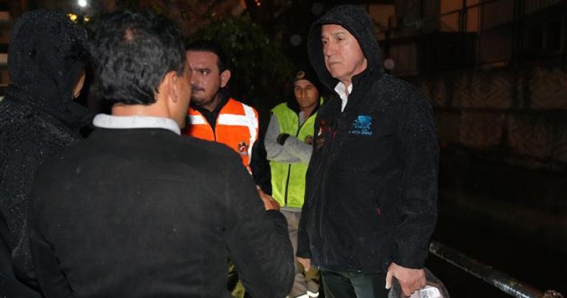 Başkan özçelik'ten hasar tespiti