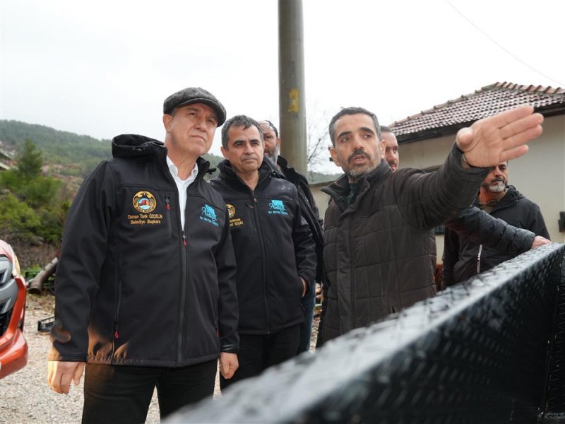 Başkan &ouml;z&ccedil;elik'ten hasar tespiti