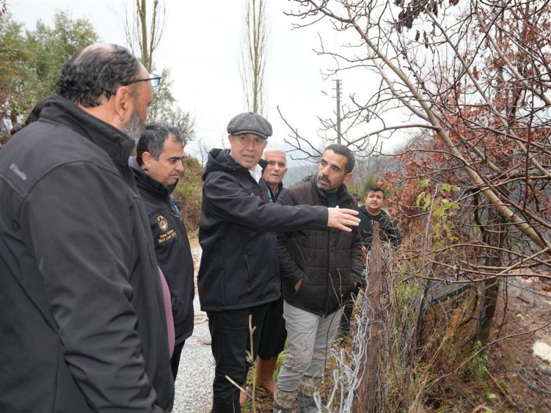 Başkan &ouml;z&ccedil;elik'ten hasar tespiti