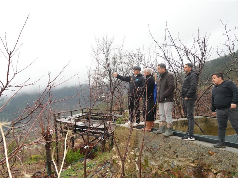 Başkan &ouml;z&ccedil;elik'ten hasar tespiti