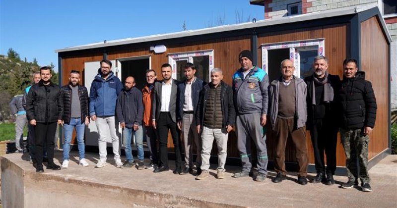 İhtiyaç sahibi vatandaşa konteyner ev desteği