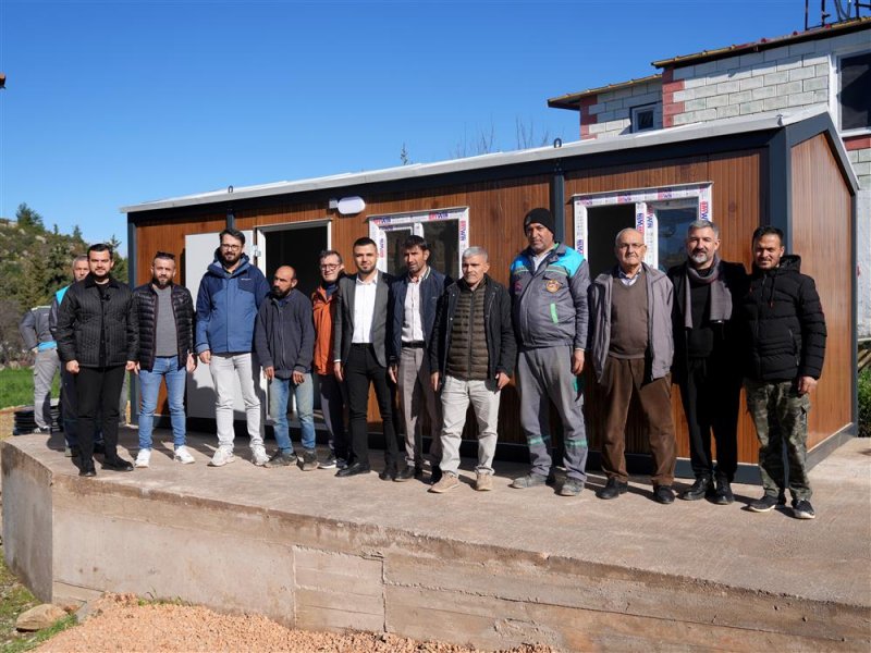 İhtiya&ccedil; sahibi vatandaşa konteyner ev desteği
