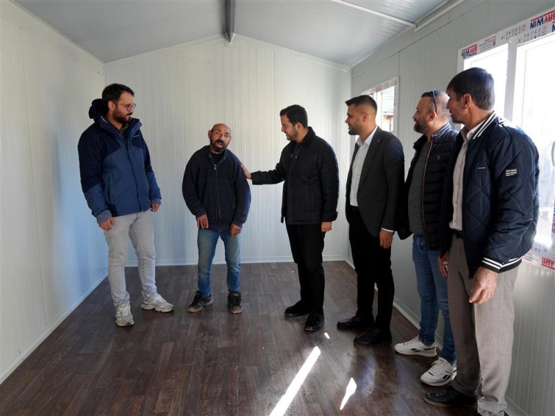 İhtiya&ccedil; sahibi vatandaşa konteyner ev desteği