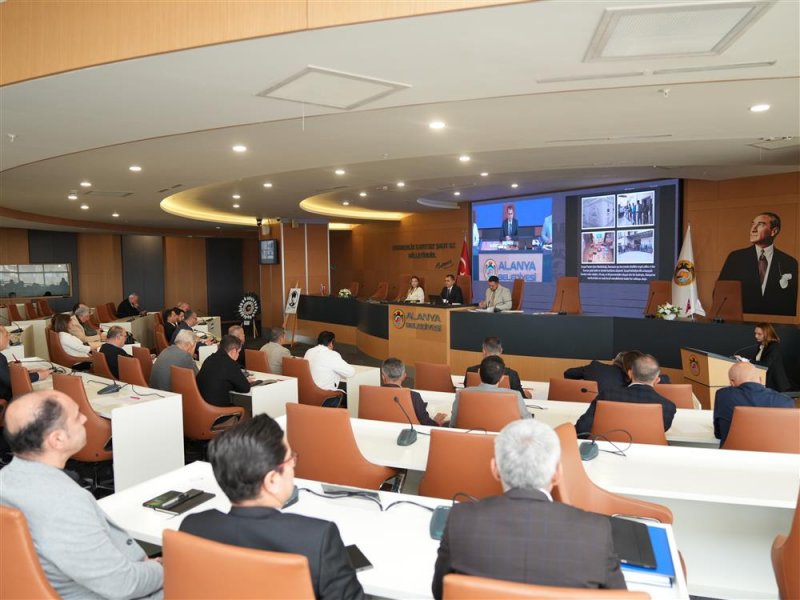Alanya belediyesi mart ayı olağan meclis toplantısı yapıldı