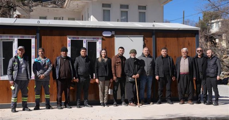 Alanya belediyesi’nden hüseyin amca’ya konteyner ev