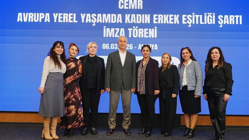 Alanya belediyesi&rsquo;nden tarihi adım başkan &ouml;z&ccedil;elik cemr avrupa yerel yaşamda kadın-erkek eşitliği şartı&rsquo;nı imzaladı