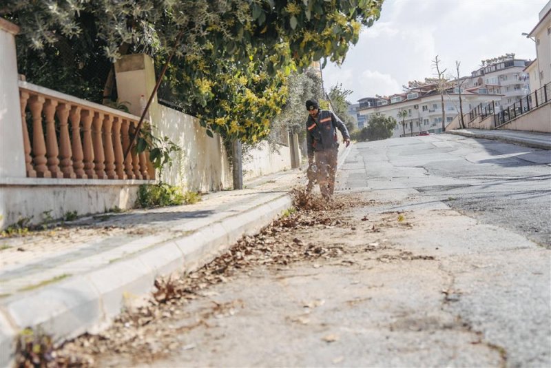 Alanya belediyesi&rsquo;nden yoğun temizlik mesaisi