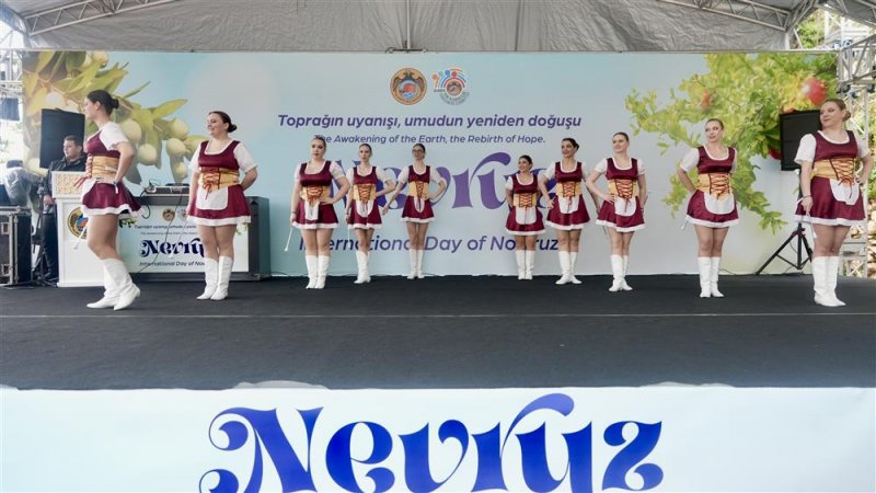 Alanya&rsquo;da nevruz bayramı coşkuyla kutlandı