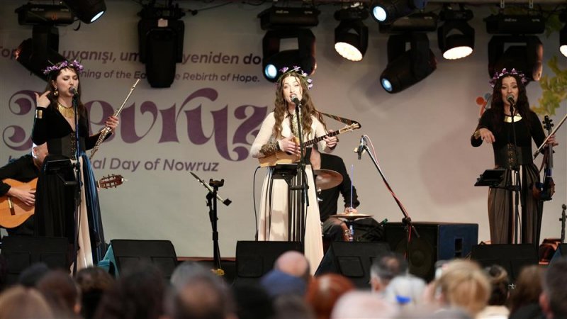 Alanya&rsquo;da nevruz bayramı coşkuyla kutlandı