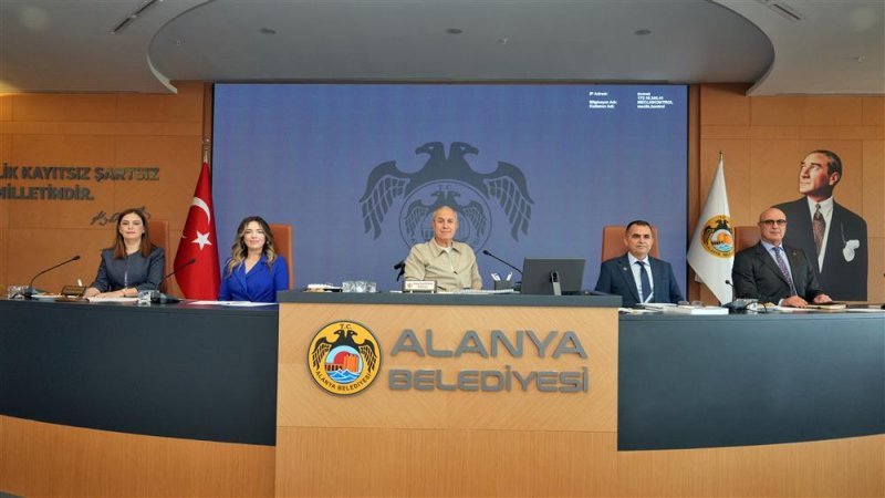 Alanya belediyesi 2025 yılı faaliyet raporu onaylandı