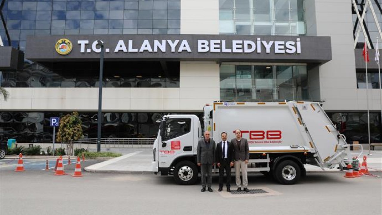 Alanya belediyesi’nin araç filosu güçlenmeye devam ediyor