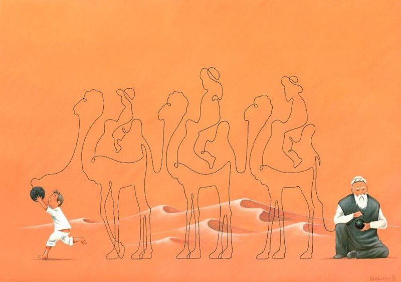 Kervan temalı karikat&uuml;r yarışmasının kazananları a&ccedil;ıklandı