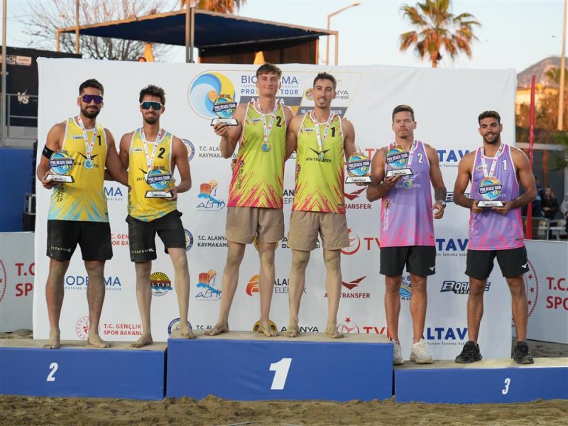 Plaj voleybolu sezonu alanya&rsquo;da a&ccedil;ıldı