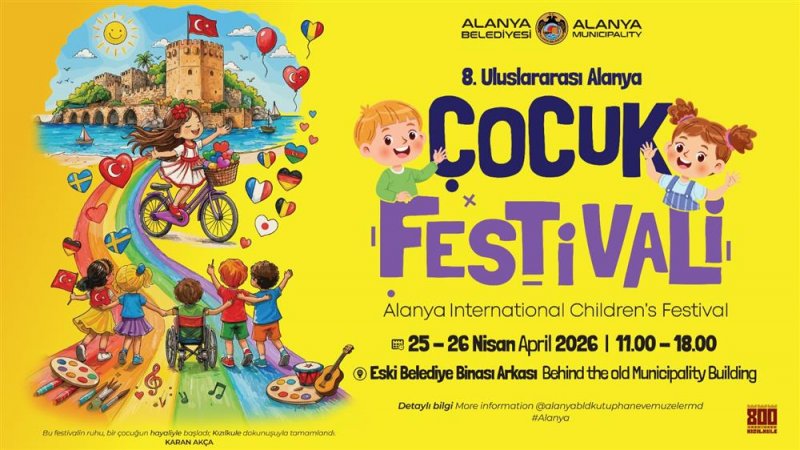 Uluslararası alanya &ccedil;ocuk festivali başlıyor