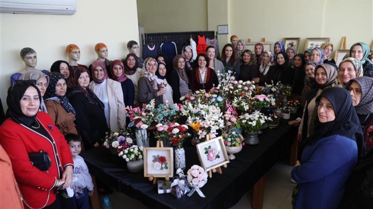 Yılın ilk el sanatları sergisi okurcalar’da açıldı