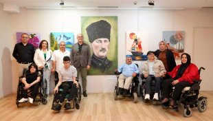 Alanya’da engeller sanatla aşıldı: “hayalden tuvale” sergisi büyük ilgi gördü