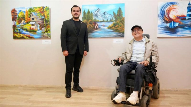 Alanya&rsquo;da engeller sanatla aşıldı: &ldquo;hayalden tuvale&rdquo; sergisi b&uuml;y&uuml;k ilgi g&ouml;rd&uuml;