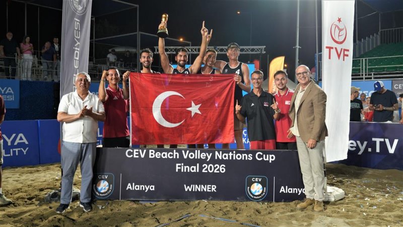 Cev plaj voleybolu milletler kupası etabı tamamlandı