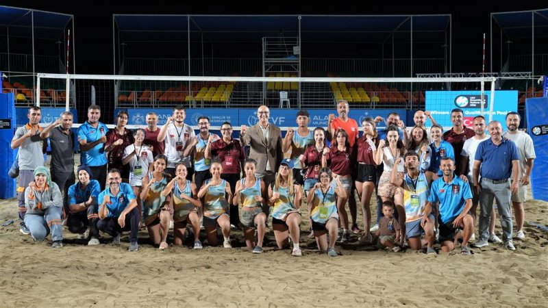 Cev plaj voleybolu milletler kupası etabı tamamlandı