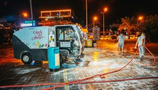 Alanya’nın vitrini gece mesaisinde baştan sona temizlendi