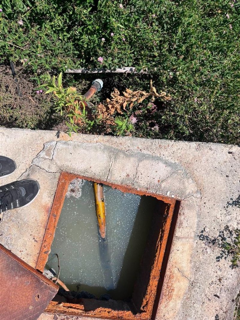 Foseptikten hacet deresi&rsquo;ne uzatılan kirli hattı zabıta ortaya &ccedil;ıkardı