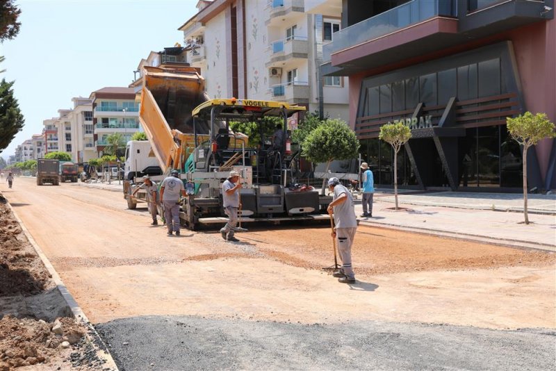 Kestel isa k&uuml;&ccedil;&uuml;lmez caddesi'nde &ccedil;alışmalar etap etap s&uuml;r&uuml;yor