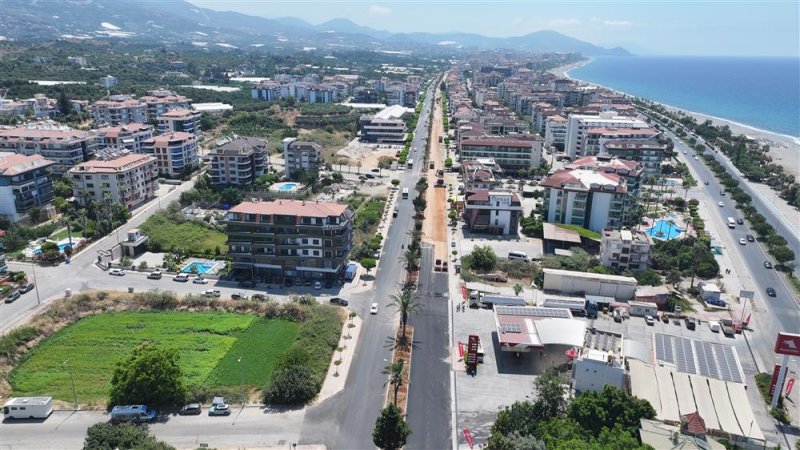 Kestel isa k&uuml;&ccedil;&uuml;lmez caddesi'nde &ccedil;alışmalar etap etap s&uuml;r&uuml;yor