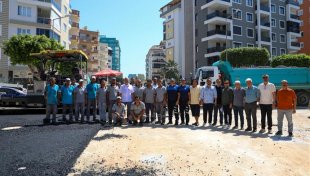 Başkan özçelik mahmutlar’da çalışmaları inceledi