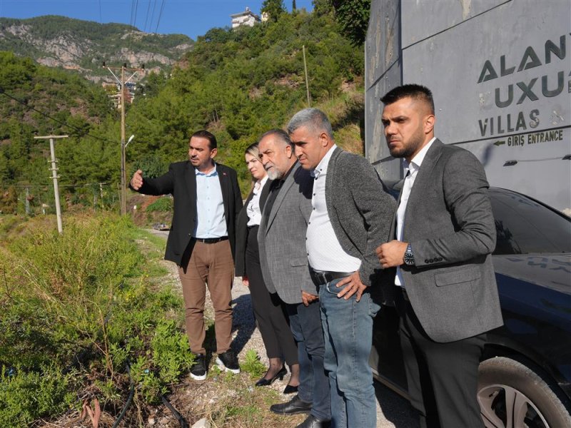 Alanya belediyesi&rsquo;nden benliler deresi&rsquo;nde heyelan riskine karşı &ouml;nlem