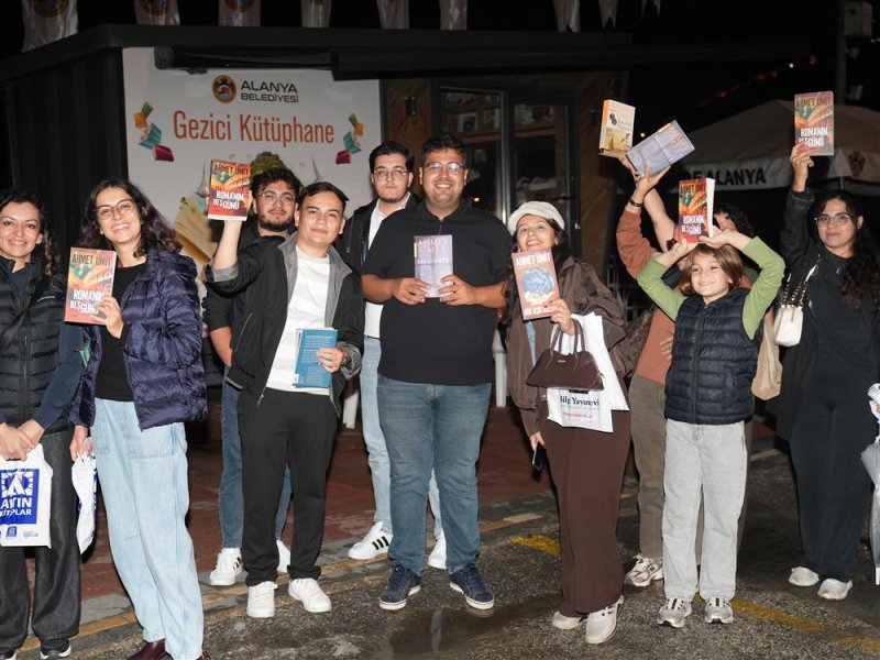 Alanya&rsquo;da kitapla dolu 10 g&uuml;n