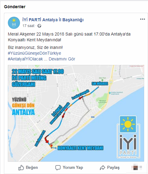 İyi Parti Antalya Mitingi